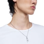 Diesel Chooker Necklace Steel D-Logo - DX1625040