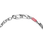 Diesel Collier Font  Argenté - DX1694040