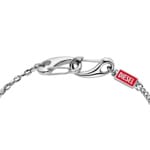 Diesel Collier Font Slim Argenté - DX1695040