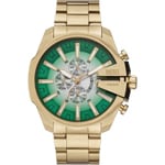 Diesel Mega Chief Slim Chronograph 48mm Goldig / Grün
