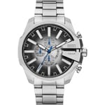 Diesel Mega Chief Slim Chronographe 48mm Argenté