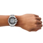 Diesel Mega Chief Slim Chronograph 48mm Silbrig - DZ4686