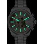 Diesel Mega Chief Slim Chronographe 48mm Argenté / Doré - DZ4702