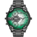Diesel Mr. Daddy Slim Chronograph Grau / Grün