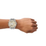 Diesel Mr. Daddy Slim Chronograph Silbrig / Gold - DZ7495