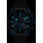 Diesel Spiked Chronographe Noir / Bleu - DZ4703