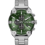 Diesel Spiked Chronographe Argenté / Vert