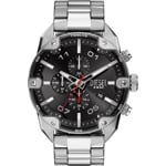Diesel Spiked Chronographe Argenté / Noir