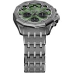 Diesel Stinger Chronograph Grau / Grün - DZ4711