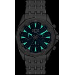 Diesel Stinger Chronograph Silbrig / Blau - DZ4706