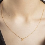 Triangle Pendant for Hoop Earring 750/18 K Yellow Gold - 1198.02073/0002