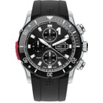 Edox CO-1 Chronograph Automatic Day-Date with Bezel Lock