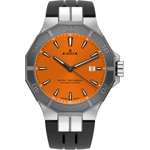 Edox Delfin Date Orange / Schwarz