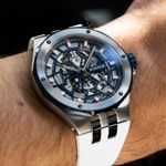 Edox Delfin Mecano Skeleton - 85303 357BUCAB BUIRB