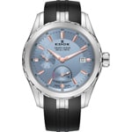 Edox Grand Ocean Small Second Power Reserve Hellblau