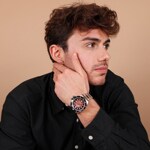 Edox Neptunian Date Automatic Bordeaux - 80120 3NM BRD