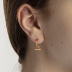 Single Hoop Earring 750/18 K Yellow Gold - 1164.02319/1300