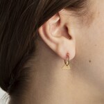 Single Hoop Earring 750/18 K Yellow Gold - 1164.02319/1300