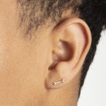Einzel-Ohrstecker 750/18 K Gelbgold, Schraubenschlüssel - 1163.03635/0001