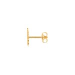 Clou d'oreille simple or jaune 750/18 ct, Signe du zodiaque Sagittaire - 1163.02791/0121