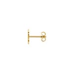 Clou d'oreille simple or jaune 750/18 ct, Signe du zodiaque Scorpion - 1163.02791/0112