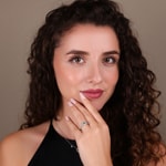 Emerald Halo Diamond Ring 750/18 K White Gold 0.84 ct G/si - RI-6440-02-WG