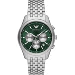 Emporio Armani Antonio Chronograph Silver / Green