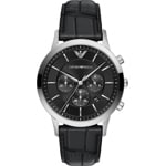 Emporio Armani Archetipo Chronographe Argenté / Noir