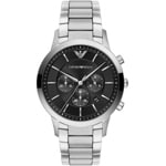 Emporio Armani Archetipo Chronographe Argenté / Noir