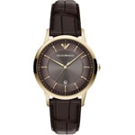 Emporio Armani Archetipo Date Gold / Brown 39mm - AR11824
