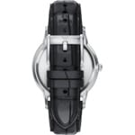 Emporio Armani Archetipo Date Silbrig / Schwarz - AR11826