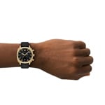 Emporio Armani Carlo Chronograph Gold / Black - AR11690