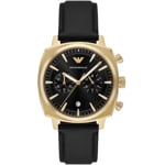Emporio Armani Carlo Chronograph Gold / Black