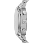 Emporio Armani Carlo Chronograph Silbrig / Beige - AR11800