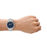 Emporio Armani Carlo Chronograph Silvery / Blue - AR11688
