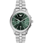 Emporio Armani Dario Chronograph Silvery / Green