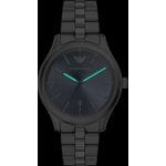 Emporio Armani Dario Date Silbrig / Blau - AR11748