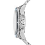 Emporio Armani Diver Chrono Mesh Silver / Blue - AR11587