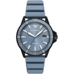 Emporio Armani Diver World Explorer Date Blau