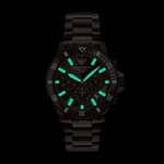 Emporio Armani Diver World Explorer Keramik Solar Chronograph Brown - AR70025