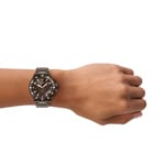 Emporio Armani Diver World Explorer Keramik Solar Chronograph Brown - AR70025