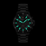 Emporio Armani Diver World Explorer Keramik Solar Chronograph Schwarz - AR70022