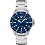 Emporio Armani Diver World Explorer Solaire Bicolore / Bleu - AR11697