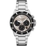 Emporio Armani Diver World Explorer Solar Chronograph Silbrig / Grau