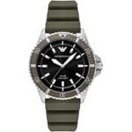Emporio Armani Diver World Explorer Solar Green / Silvery & Black - AR11699