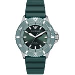 Emporio Armani Diver World Explorer Solaire Noir / Vert