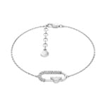 Emporio Armani Eagle Logo Armband Logo Essence Silbrig 