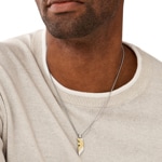 Emporio Armani Eagle Logo Halskette Eagle Edge - EGS3073040