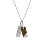 Emporio Armani Eagle Logo Chain Whistle Logo Dog Tag