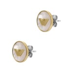 Emporio Armani Eagle Logo Stud earrings MOP Logo - EGS3141710